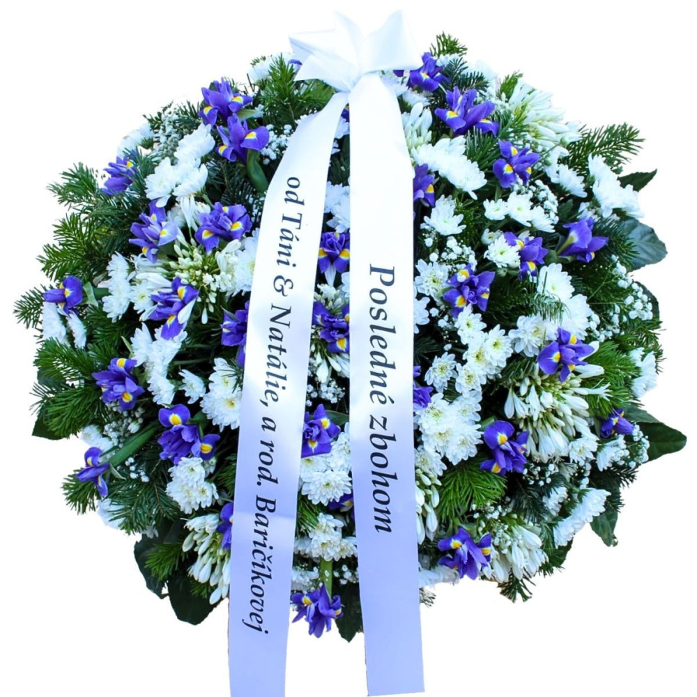 Smútočný veniec Iris