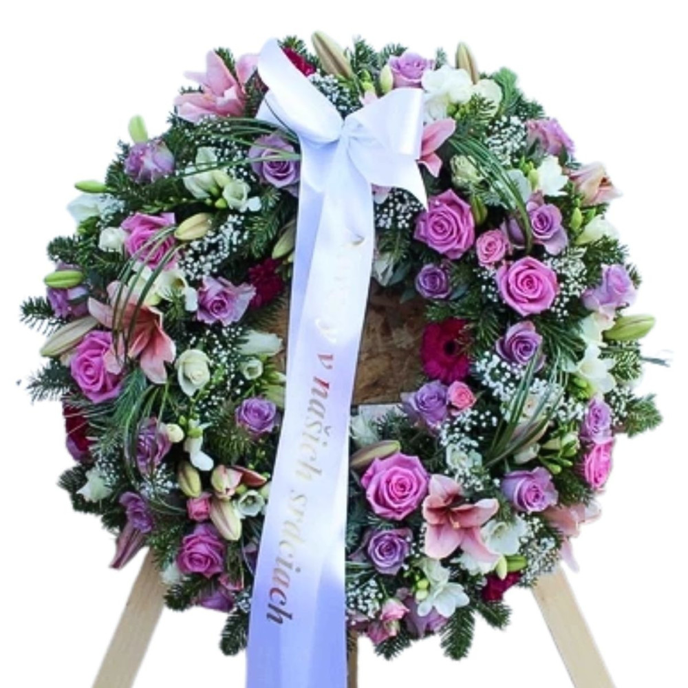 Veniec Sympathy LUX ružový