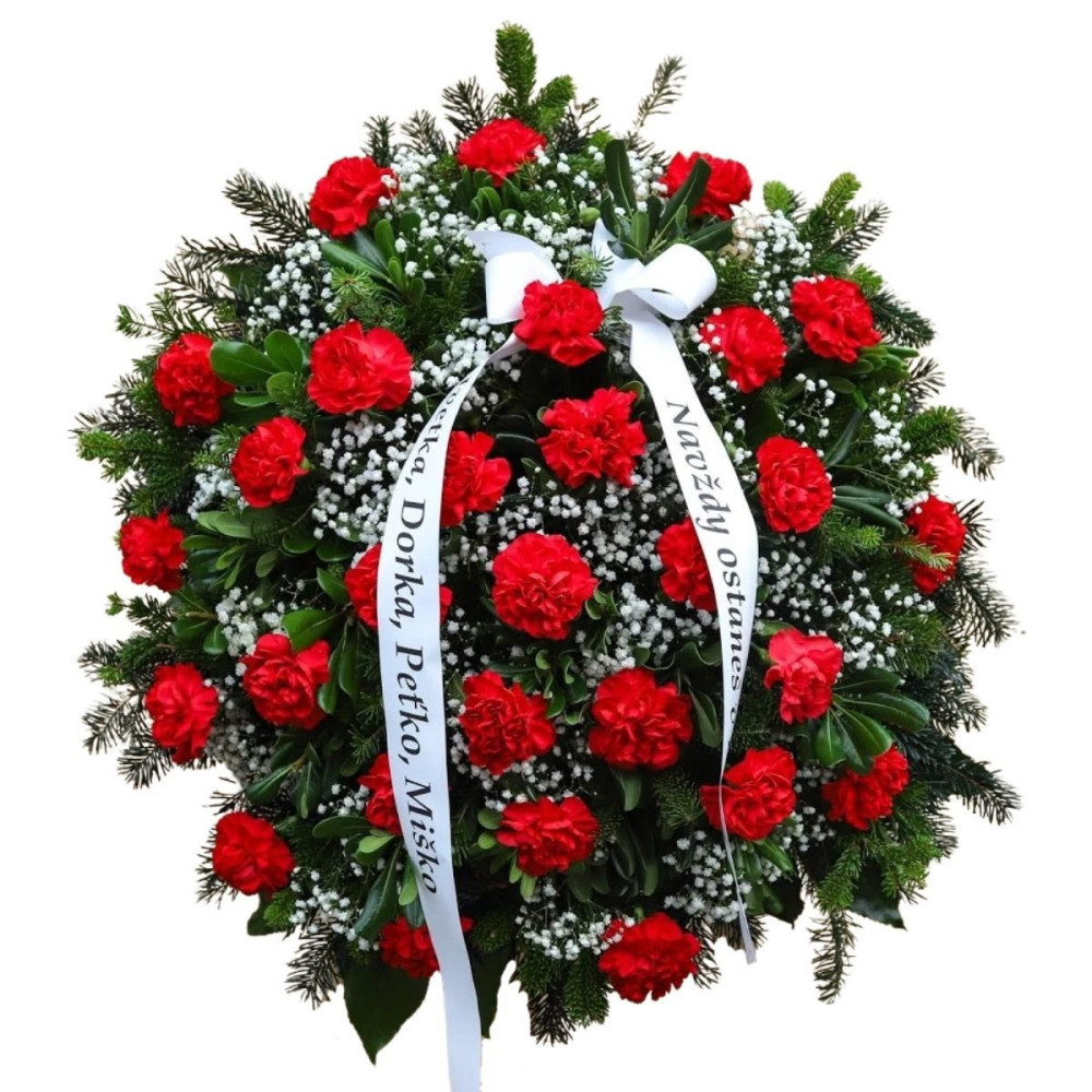 Veniec "Červené karafiáty"